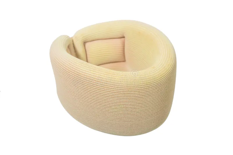 soft-cervical-collar-neck-support-brace-isolated-white-43897487